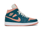 Air Jordan 1 Mid Dark Teal Green
