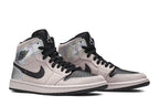 Air Jordan 1 Mid Dirty Powder Iridescent