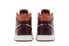Air Jordan 1 Mid Dusty Peach Night Maroon