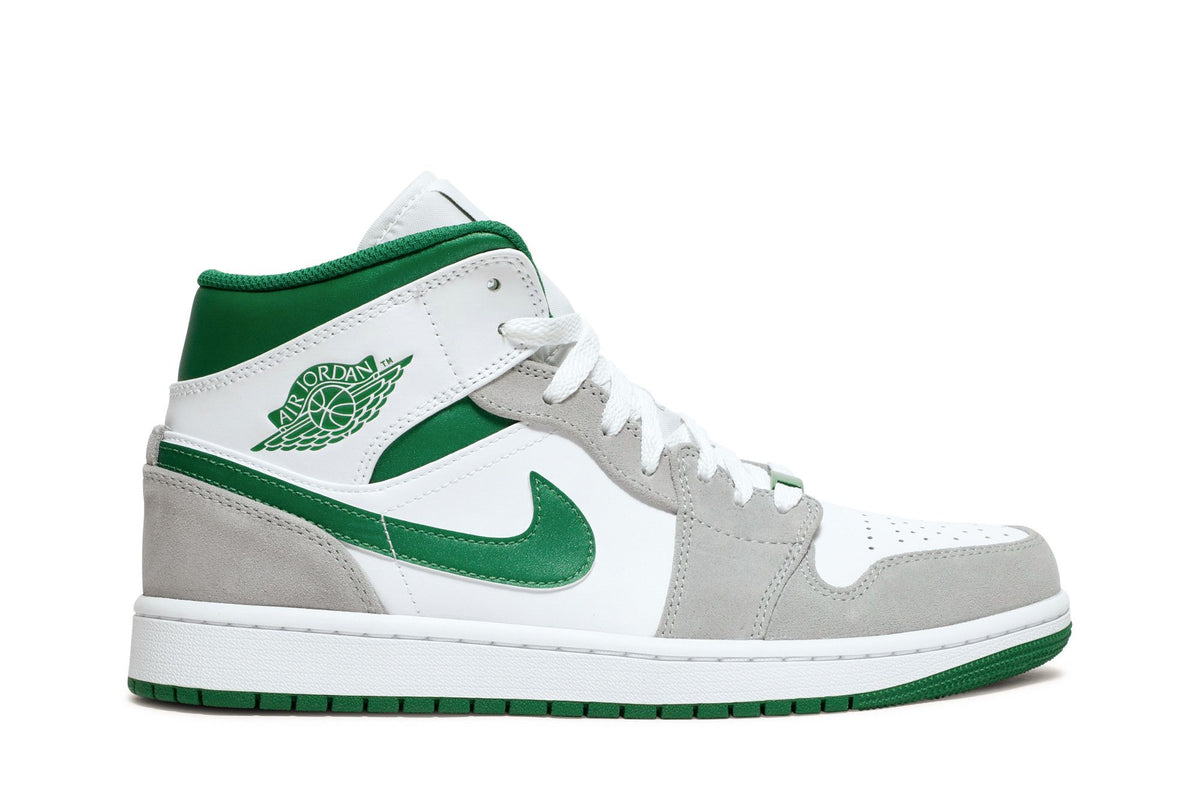 Air Jordan 1 Mid Grey Green