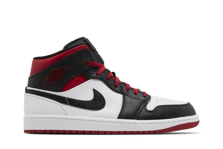 Air Jordan 1 Mid Gym Red Black Toe