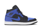 Air Jordan 1 Mid Hyper Royal Tumbled Leather