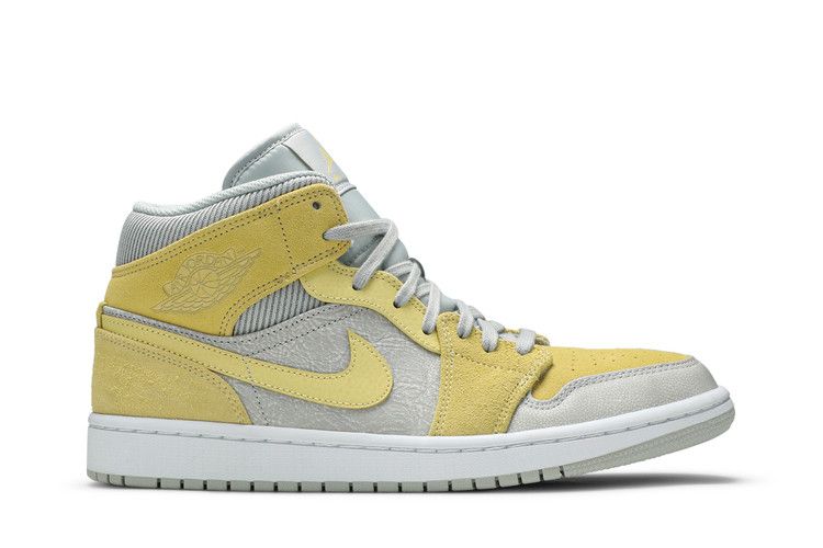 Air Jordan 1 Mid Mixed Textures Yellow