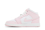 Air Jordan 1 Mid Pink Foam Fire Red