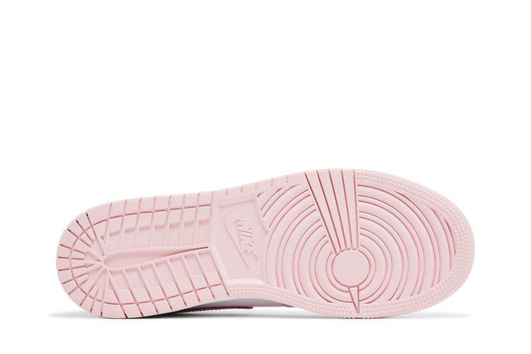 Air Jordan 1 Mid Pink Foam Fire Red