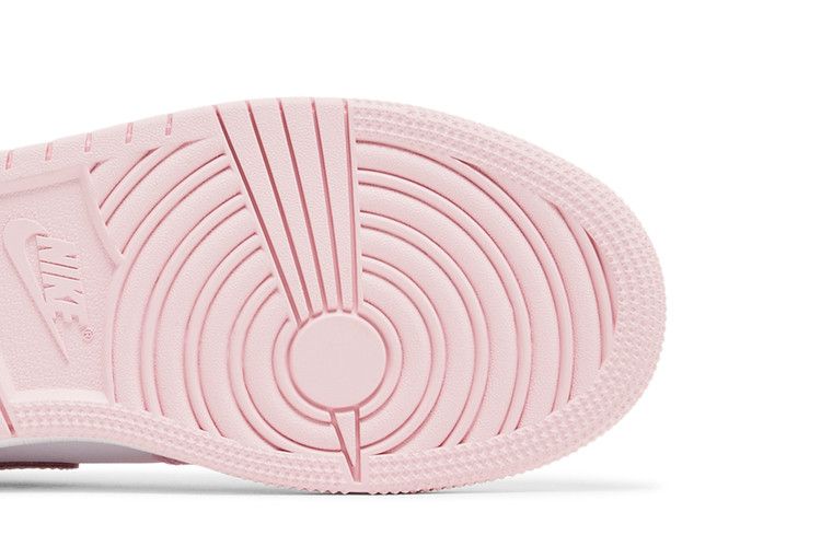 Air Jordan 1 Mid Pink Foam Fire Red