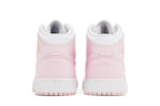 Air Jordan 1 Mid Pink Foam Fire Red