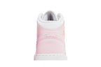 Air Jordan 1 Mid Pink Foam Fire Red