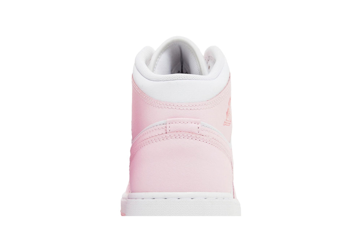 Air Jordan 1 Mid Pink Foam Fire Red
