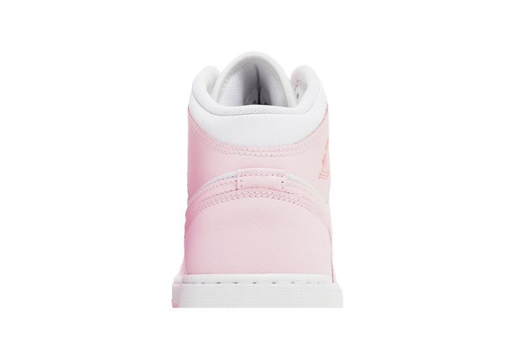 Air Jordan 1 Mid Pink Foam Fire Red