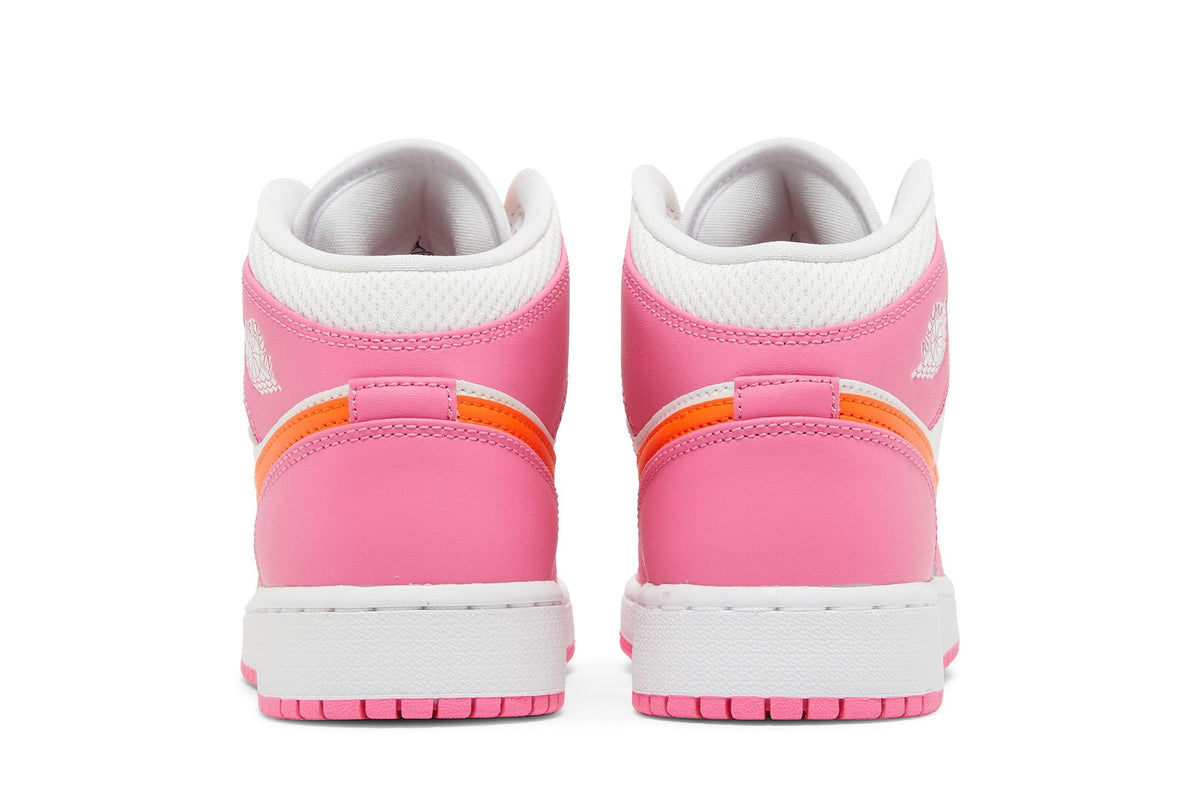 Air Jordan 1 Mid Pinksicle Safety Orange