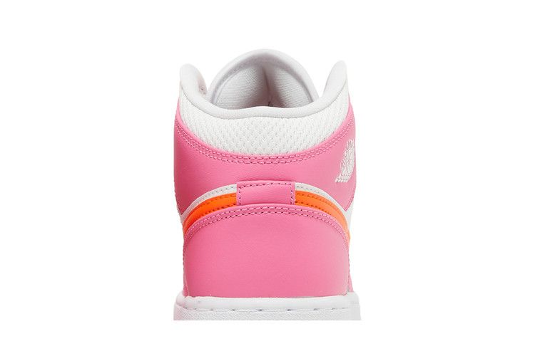 Air Jordan 1 Mid Pinksicle Safety Orange