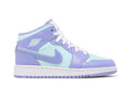 Air Jordan 1 Mid Purple Aqua