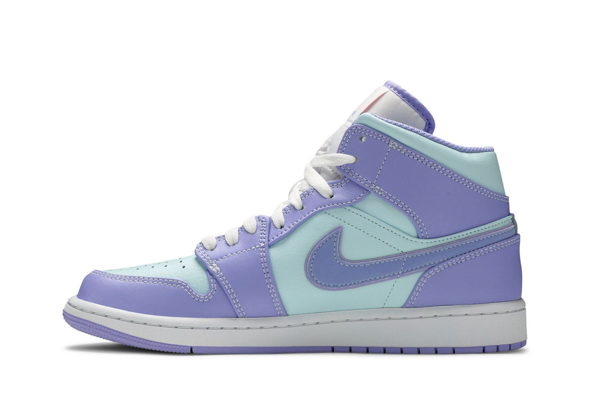 Air Jordan 1 Mid Purple Aqua