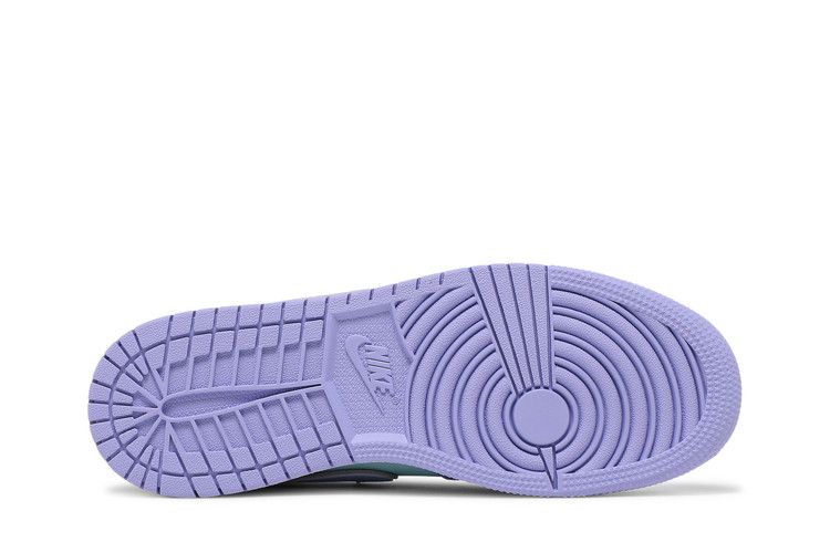 Air Jordan 1 Mid Purple Aqua