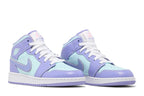 Air Jordan 1 Mid Purple Aqua