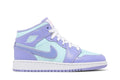 Air Jordan 1 Mid Purple Aqua GS