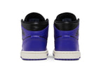 Air Jordan 1 Mid Purple Black