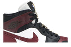 Air Jordan 1 Mid SE Black Dark Beetroot