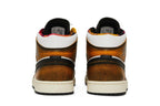 Air Jordan 1 Mid SE Orange Wear-Away