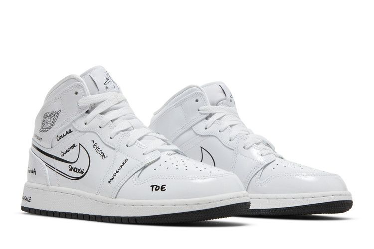 Air Jordan 1 Mid Schematic