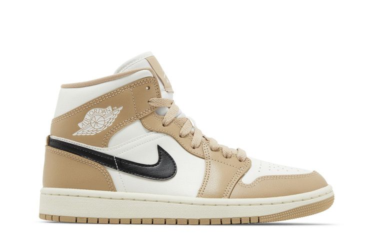 Air Jordan 1 Mid Tan Black