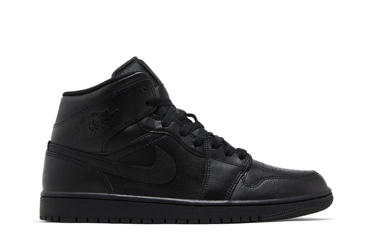 Air Jordan 1 Mid Triple Black (2022)