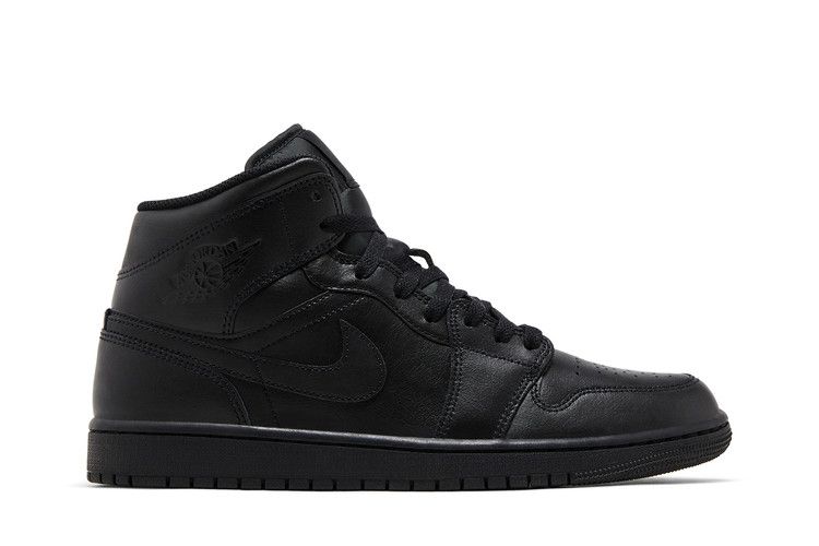 Air Jordan 1 Mid Triple Black (2022)