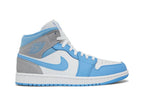 Air Jordan 1 Mid University Blue Grey
