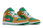 Air Jordan 1 Mid Wheat Watermelon