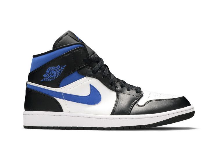 Air Jordan 1 Mid White Black Royal
