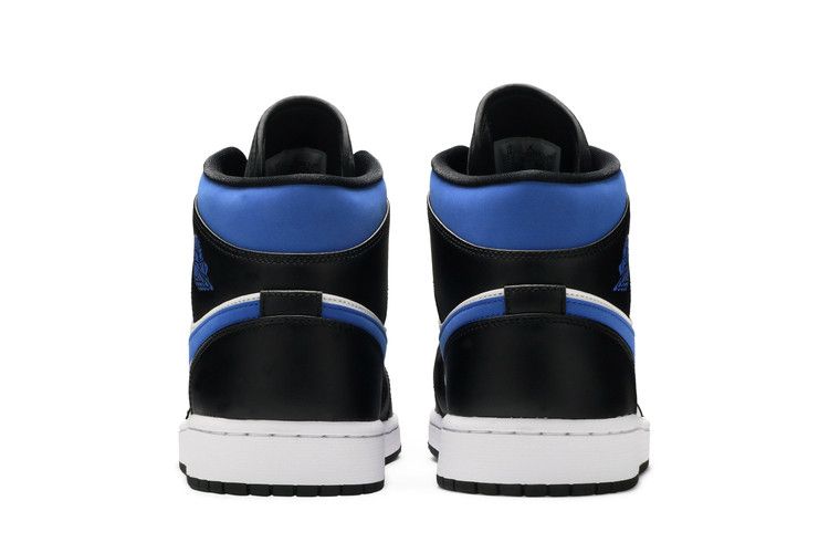 Air Jordan 1 Mid White Black Royal