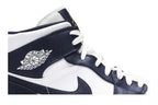 Air Jordan 1 Mid White Metallic Gold Obsidian