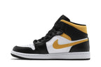 Air Jordan 1 Mid White Pollen Black