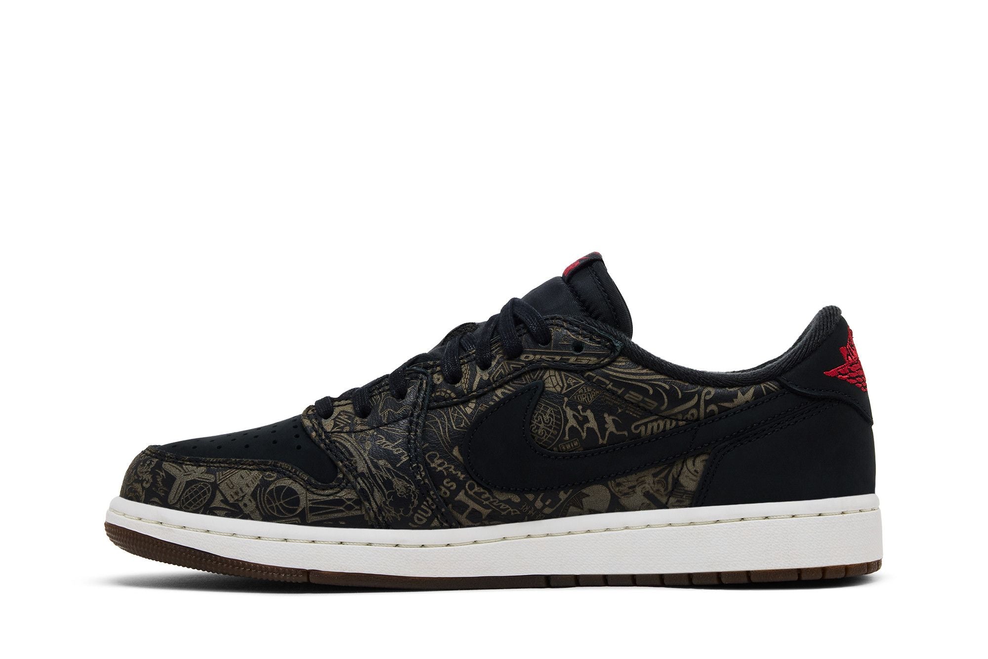 Air Jordan 1 Retro Low OG Laser Black University Red