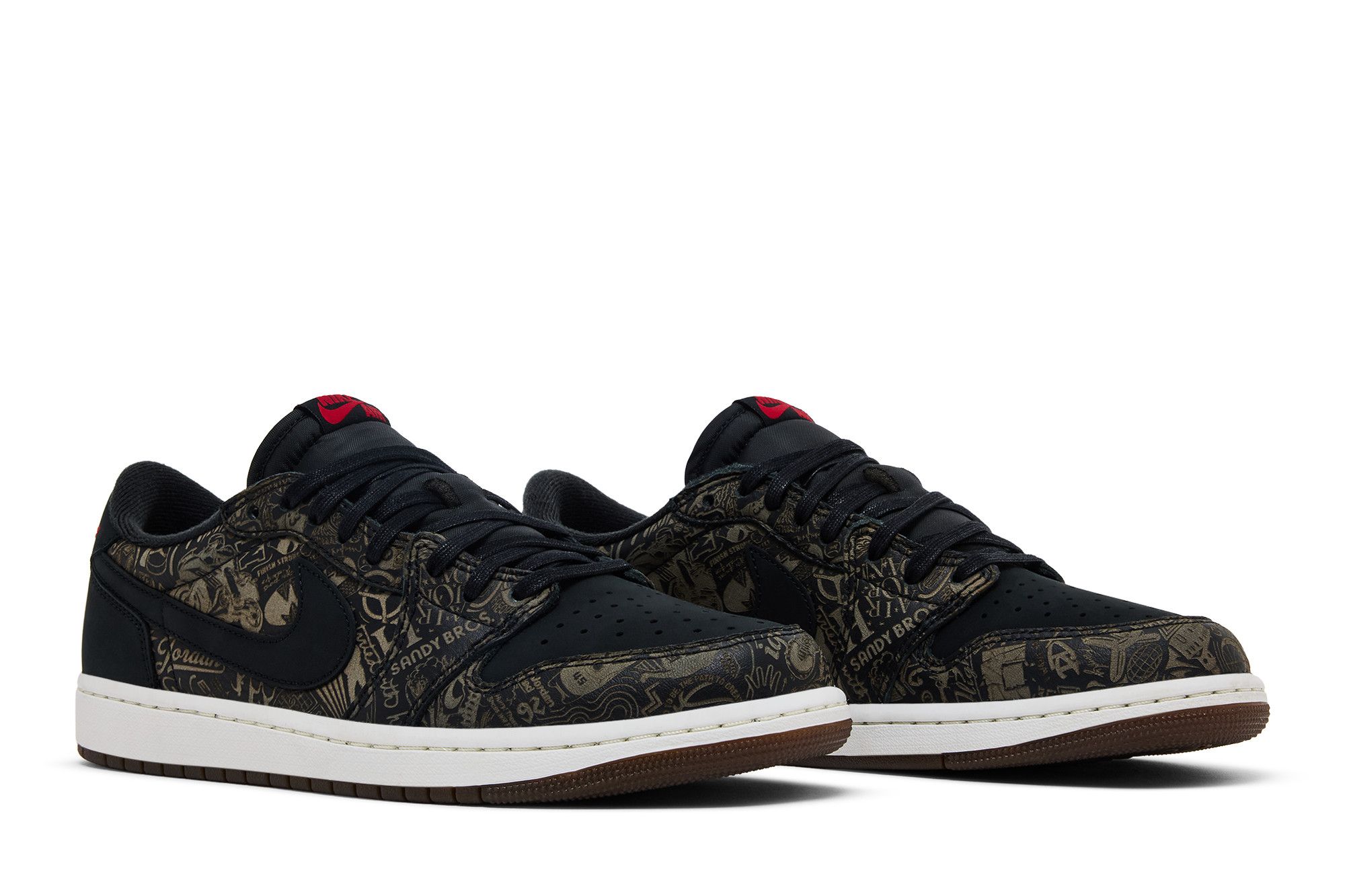 Air Jordan 1 Retro Low OG Laser Black University Red