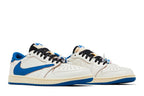 Air Jordan 1 Retro Low OG SP Fragment x Travis Scott Sail Military Blue
