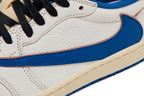 Air Jordan 1 Retro Low OG SP Fragment x Travis Scott Sail Military Blue