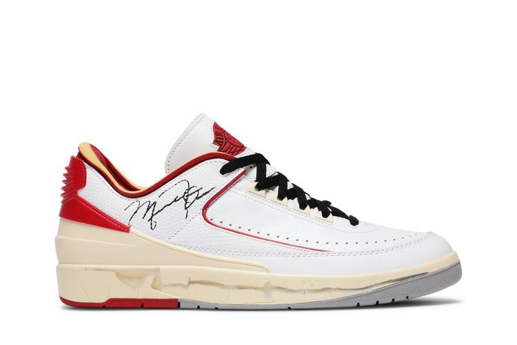 Air Jordan 2 Retro Low SP Off-White White Red