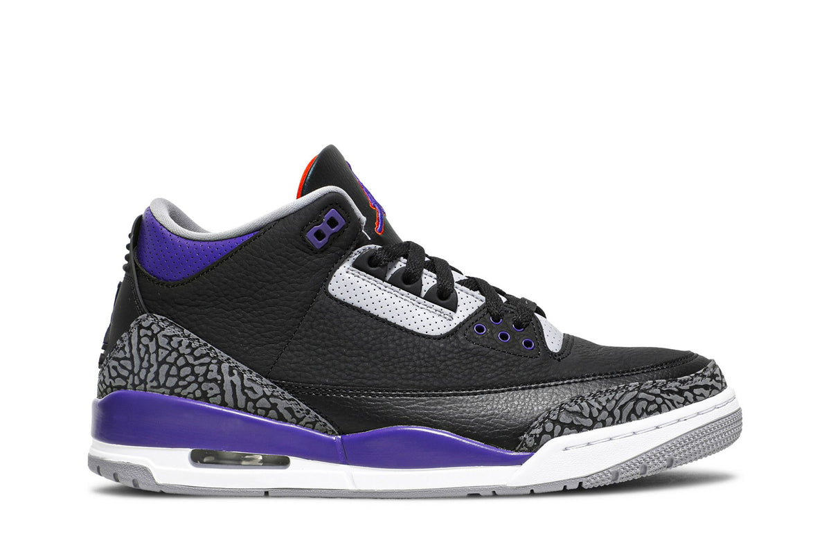 Air Jordan 3 Retro Black Court Purple