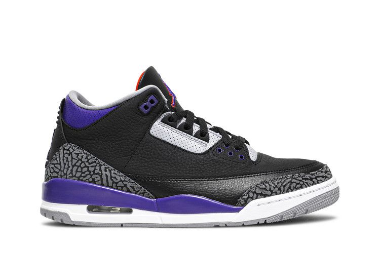 Air Jordan 3 Retro Black Court Purple