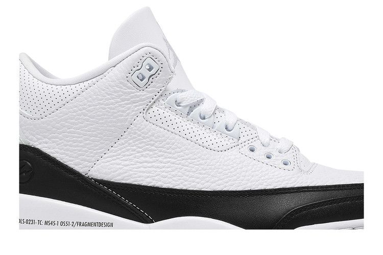 Air Jordan 3 Retro Fragment White Black