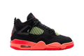 Air Jordan 4 Retro Black Bright Mango Barely Volt Infrared 23