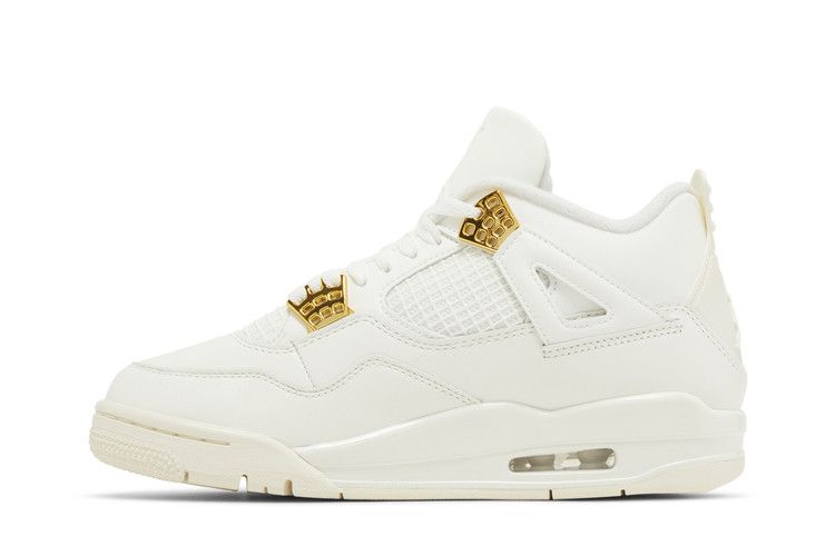 Air Jordan 4 Sail Metallic Gold