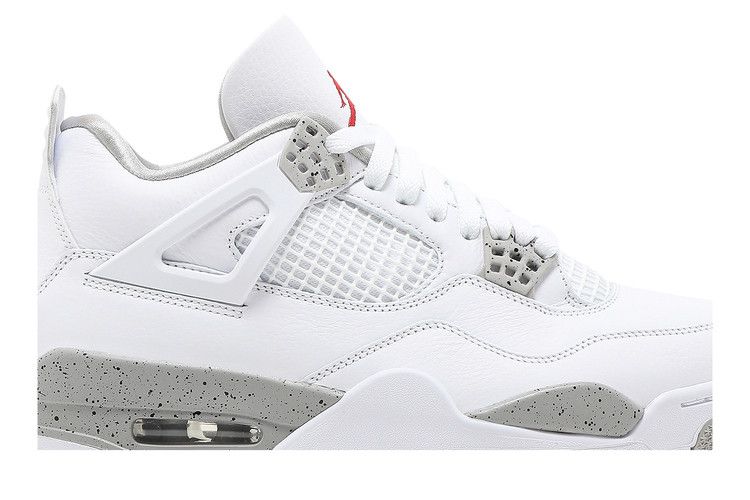 Air Jordan 4 Tech White (White Oreo)