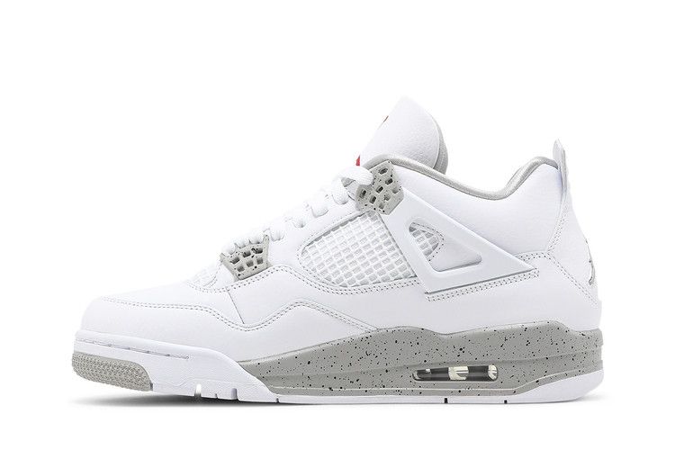 Air Jordan 4 Tech White (White Oreo)