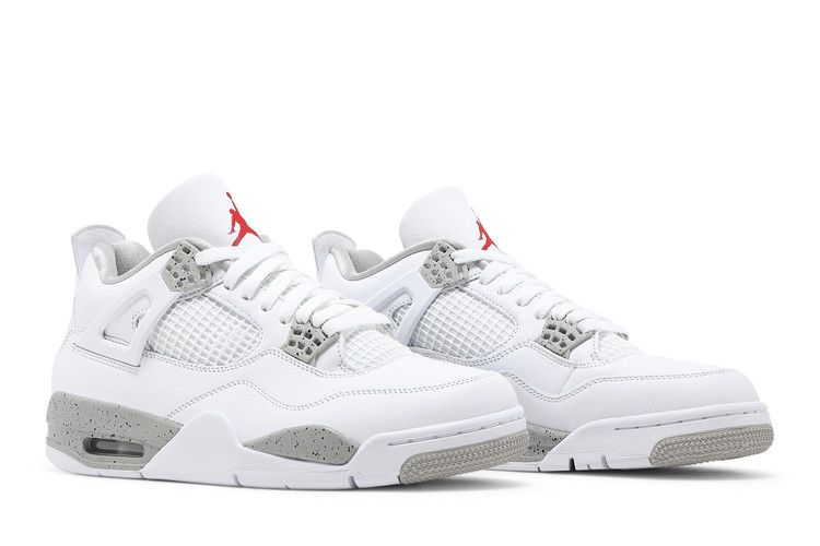 Air Jordan 4 Tech White (White Oreo)