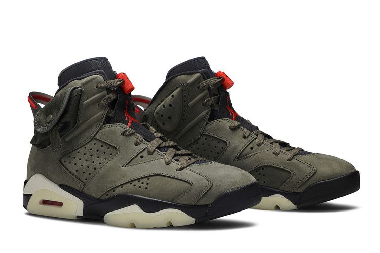 Air Jordan 6 Travis Scott Medium Olive