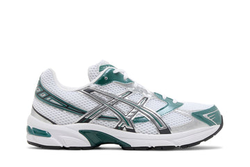 Asics Gel-1130 Dark Neptune, blanche, vert émeraude
