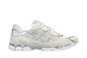Asics Gel-NYC White Oyster Grey, blanche, gris beige